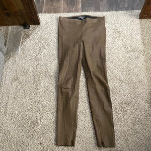 Leather leggings by Vince. Size medium